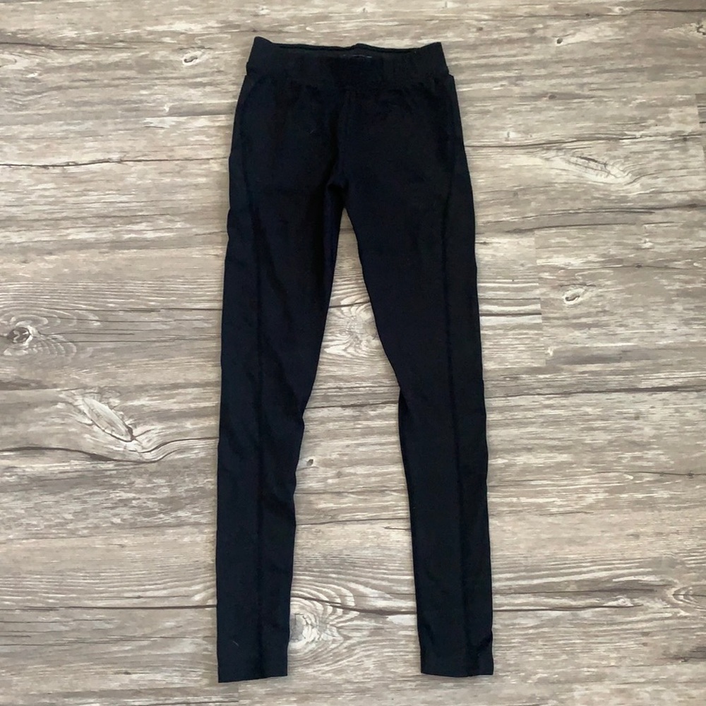 Black Leggings Workout Pants Scrunch Butt